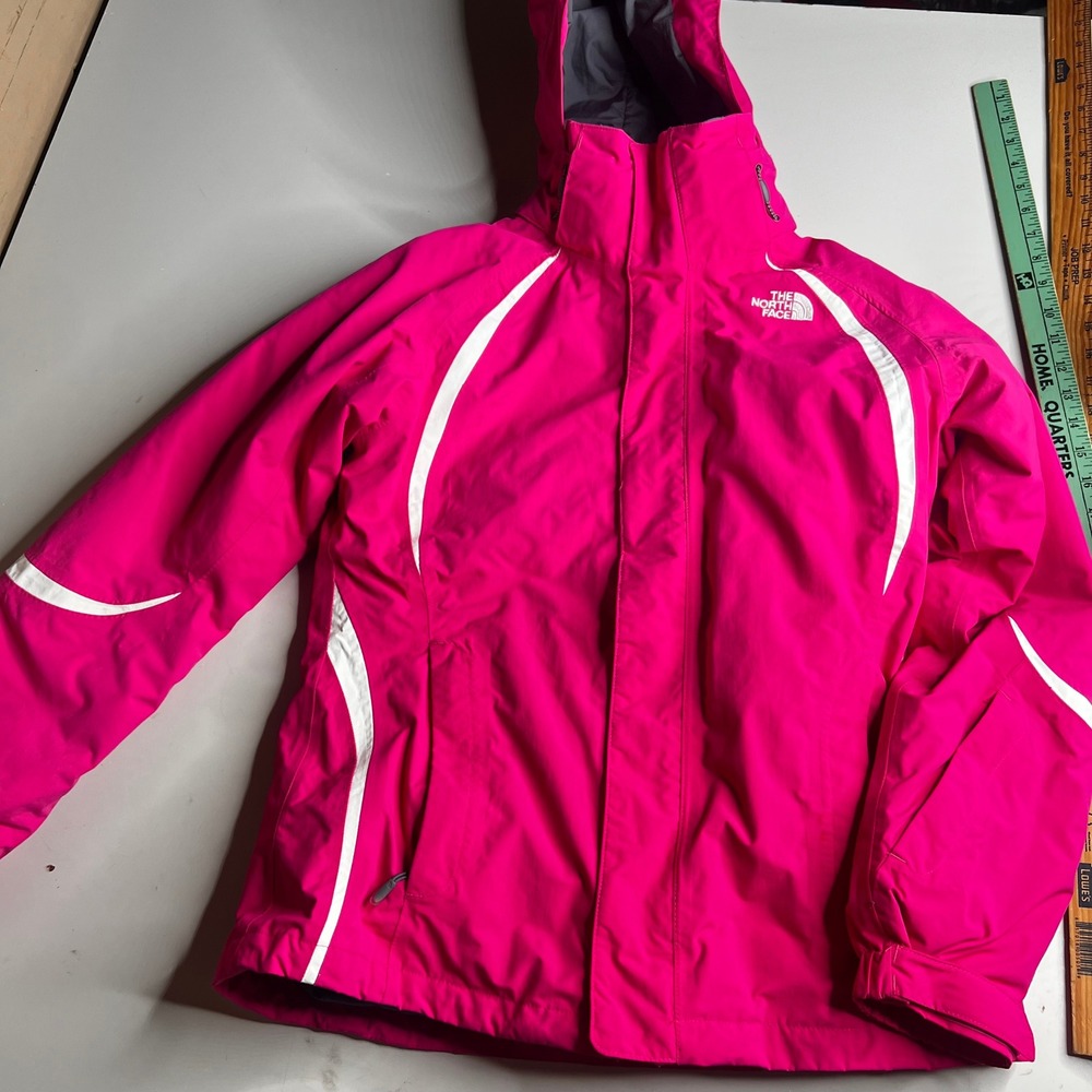 The North Face Womens Pink HyVent 3-in-1 Triclimate Jacket Small Hooded Ski Coat